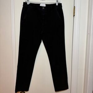 CURRENT/ELLIOTT The Confidant Black Clean Bix Cropped Pants Womens Size 27